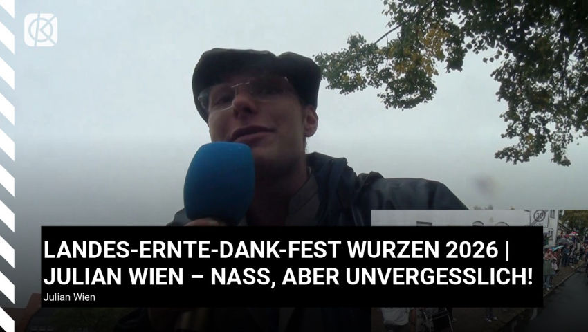 LANDES-ERNTE-DANK-FEST WURZEN 2026 | JULIAN WIEN – NASS, ABER UNVERGESSLICH!