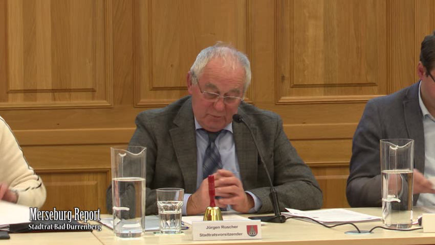 Merseburg Report: Sitzung des Stadtrates vom Bad Dürrenberg vom  20.11.2025